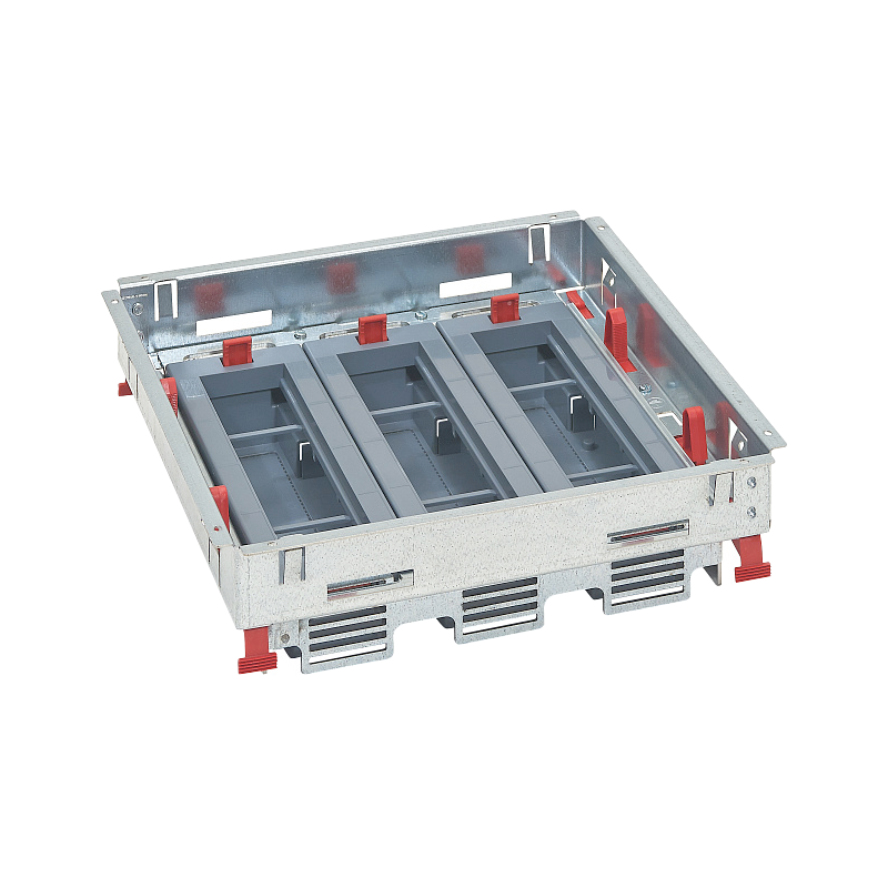 Системы напольных и подпольных каналов, электромонтажных колон
