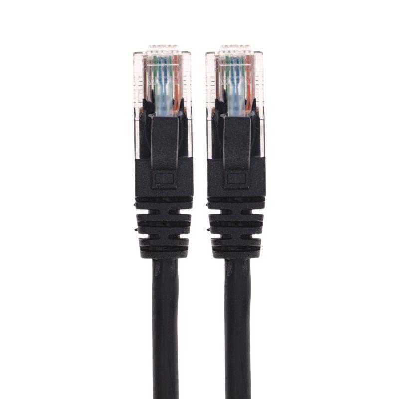 Патч-корд U/UTP CAT 5e RJ45-RJ45 26AWG LSZH черн. 1м Rexant 02-0102-1