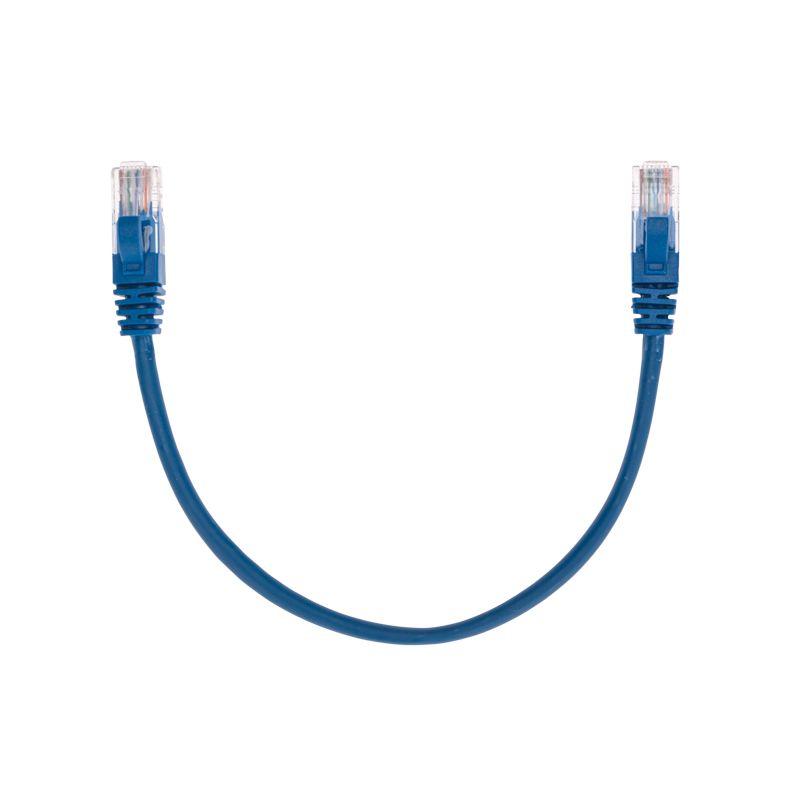 Патч-корд U/UTP CAT 5e RJ45-RJ45 26AWG LSZH син. 0.3м Rexant 02-0104-03