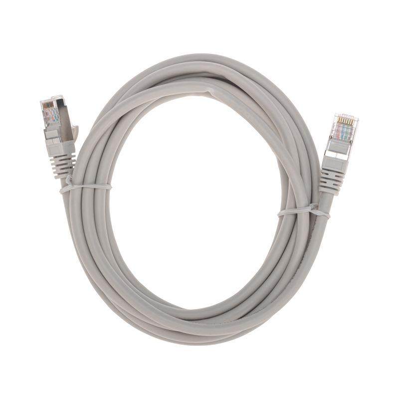 Патч-корд S/FTP CAT 6A (10G) RJ45-RJ45 28AWG LSZH сер. 3м Rexant 02-0390-3