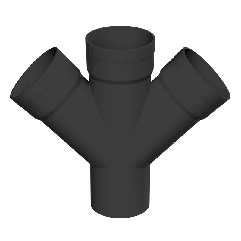 Ответвитель Х-образ. для гофр. двустен. труб 45град. d110 DKC 021110