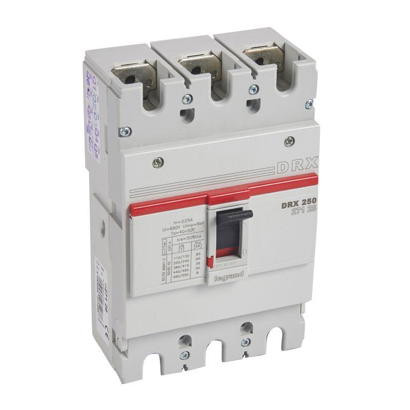 Выключатель автоматический 3п 225А 36кА DRX250 стационарн. Leg 027128