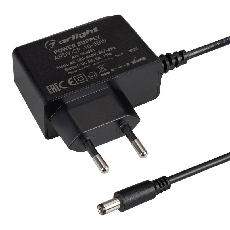 Блок питания ARDV-SP-10-5BW (5В 2А 10Вт) адаптер Arlight 046051