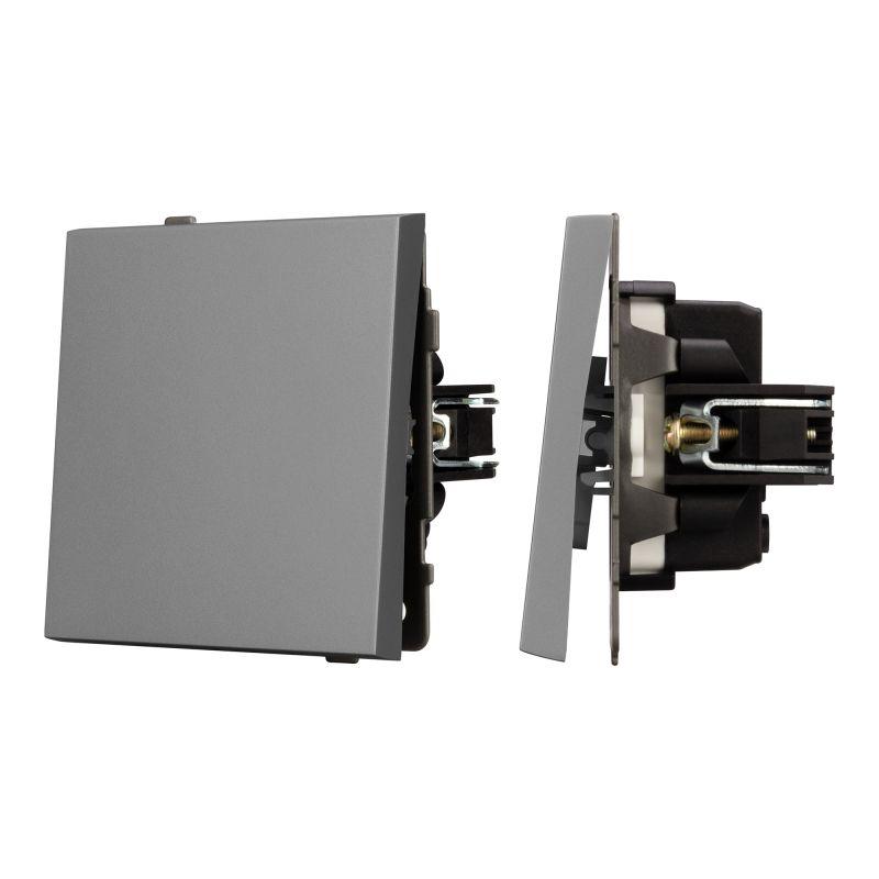 Выключатель непроходной 1-кл. SWT-TENDO-MK01-PL-GR 10А 230В механизм Arlight 054032