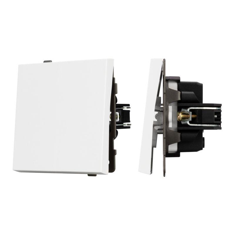 Выключатель звонковый SWT-TENDO-MKR1-PL-WH 10А 230В механизм Arlight 054142