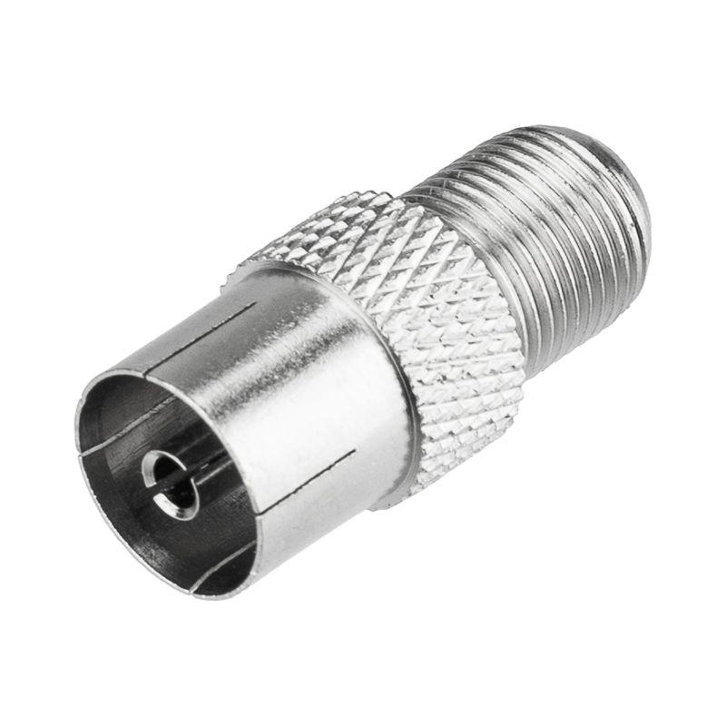 Переходник антенный гнездо F-гнездо TV блист. Rexant 06-0024-A