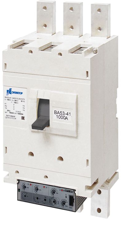 Выключатель автоматический 2п 1000А ВА55-41 854710-20 УХЛ3 440В Контактор 1002548
