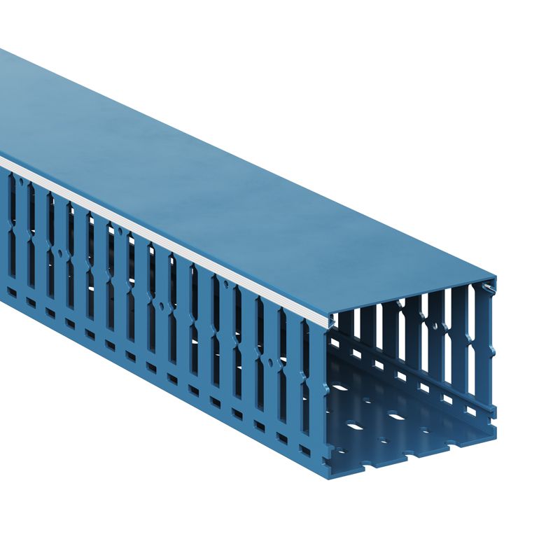 Кабель-канал перфорированный 100х80 L2000 RL12 син. DKC 01173RL