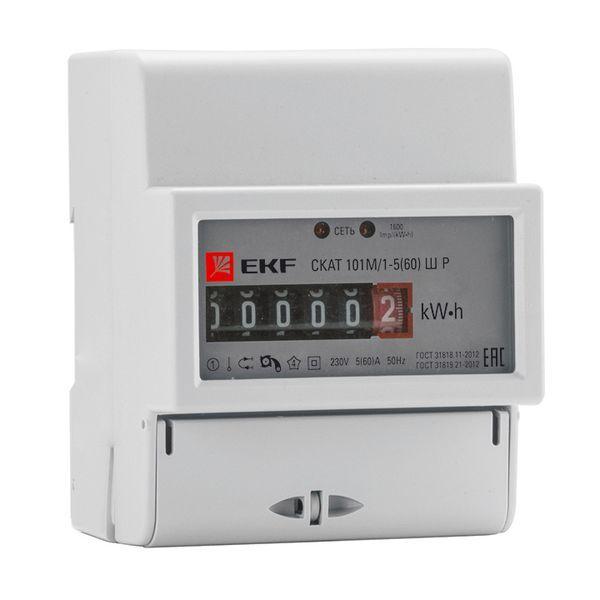 Счетчик СКАТ 101М/1-5(60) Ш Р 1ф 5-60А класс точн. 1.0 многотариф. EKF 10103P