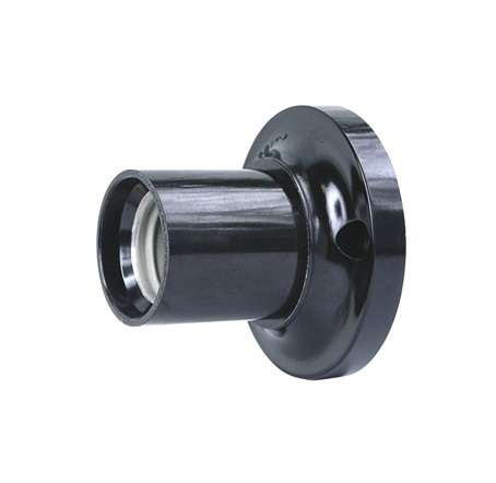 Патрон потолочный E27 РМ10 4А 250В карболит. черн. POWERMAN 1175558