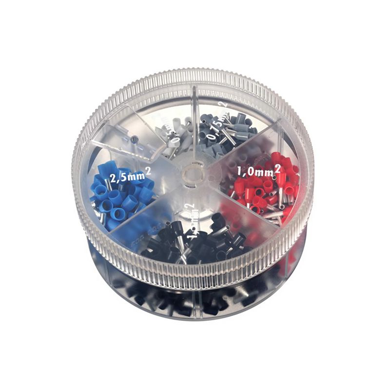 Наконечник-гильза с изол. фланцем 0.25-1.00кв.мм (уп.150шт) пласт. бокс DKC 2ARTD999