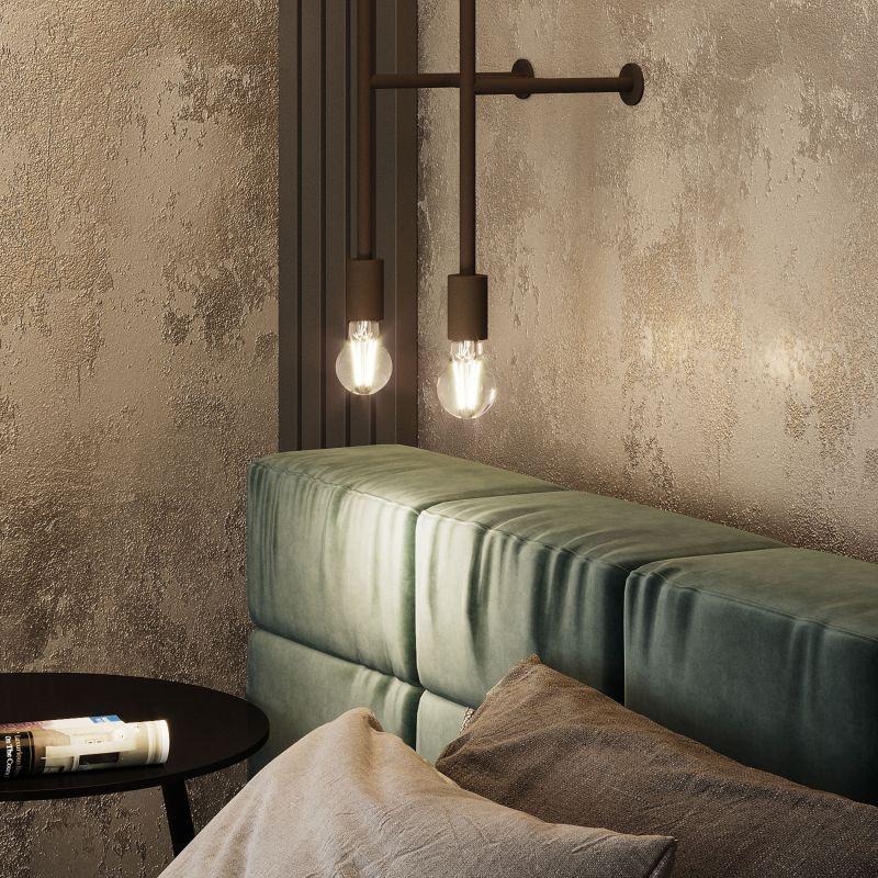 Лампа светодиодная филаментная Black Filament 18Вт A60 грушевидная 4100К нейтр. бел. E27 1650лм GAUSS 102902218