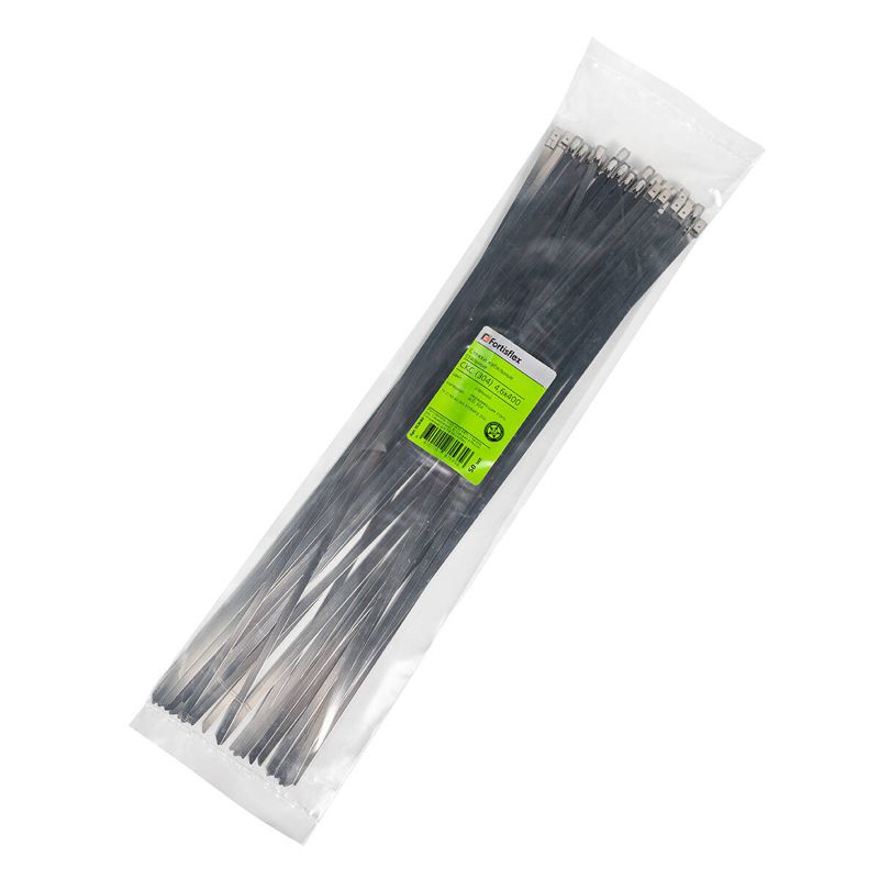 Хомут кабельный СКС (304) 4.6х400 стальной (уп.50шт) Fortisflex 103080