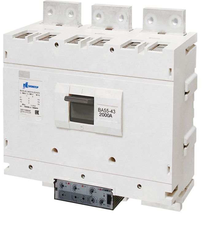 Выключатель автоматический 3п 1600А 33.5кА ВА53-43-335430-00 УХЛ3 690В Контактор 1036394