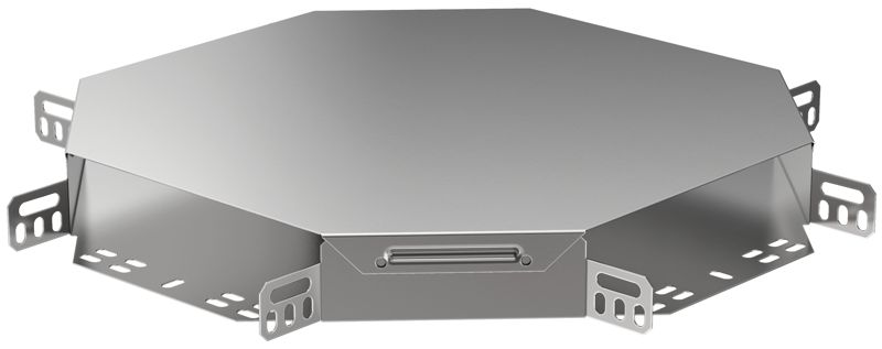 Ответвитель для лотка 100х100мм Х-образ. IEK CLP1XR-100-100