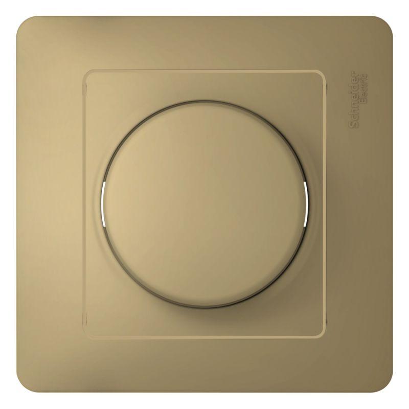 Светорегулятор (диммер) СП Glossa 300Вт поворот. в сборе титан SchE GSL000434