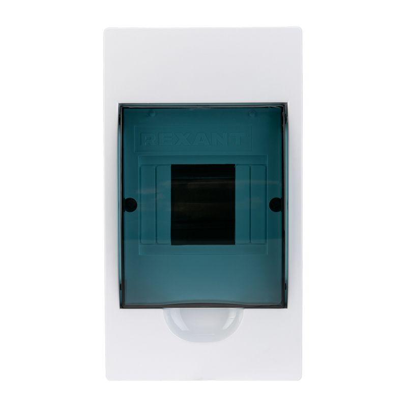 Бокс ЩРН-П-4 IP41 пластик. бел. Rexant 11-0304