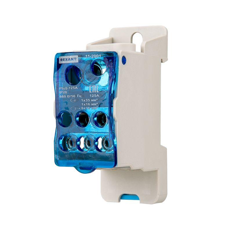 Блок распределительный РБД-160А на DIN-рейку Rexant 11-2002