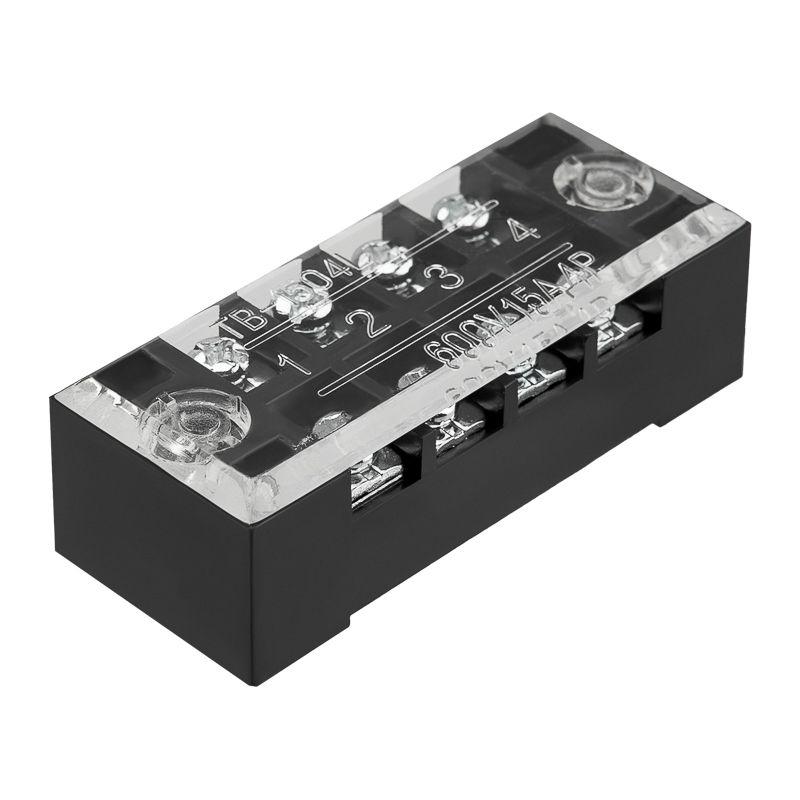 Блок зажимов клеммный БЗН ТВ-1504 1.5кв.мм 15А 4 пары Rexant 11-2150