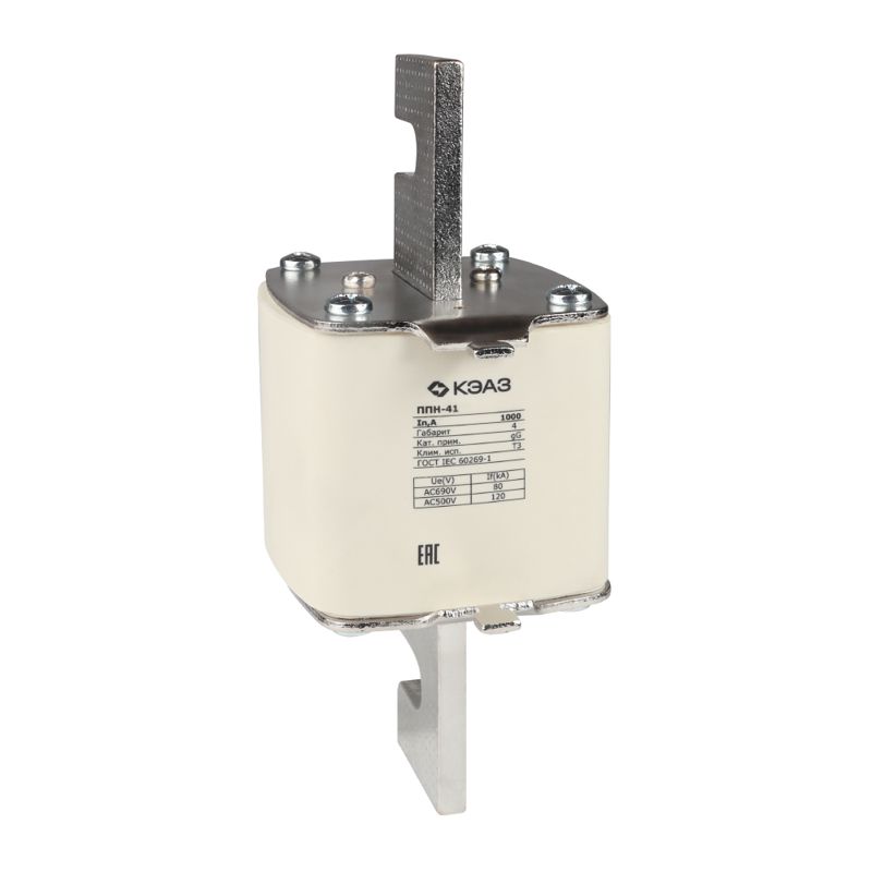 Вставка плавкая ППН 41 800А X3 габарит 4 УХЛ3 КЭАЗ 111405