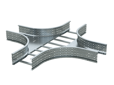 Ответвитель для лестн. лотка Х-образ. 100х900 цинк-ламель DKC ULX619ZL