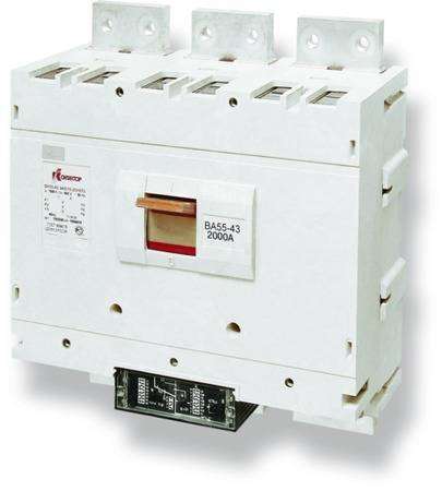 Выключатель автоматический 3п 1600А 33.5кА ВА53-43-344710-20 УХЛ3 690В Контактор 1004791