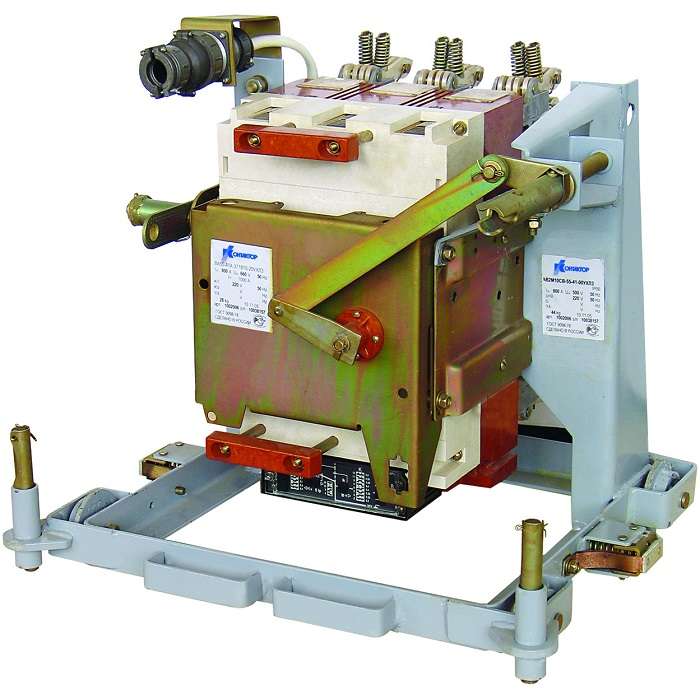 Выключатель автоматический 3п 1500А АВ2М20СВ-55-43 УХЛ3 690В экспорт выдвижн. электромагнит. привод Контактор 1029236