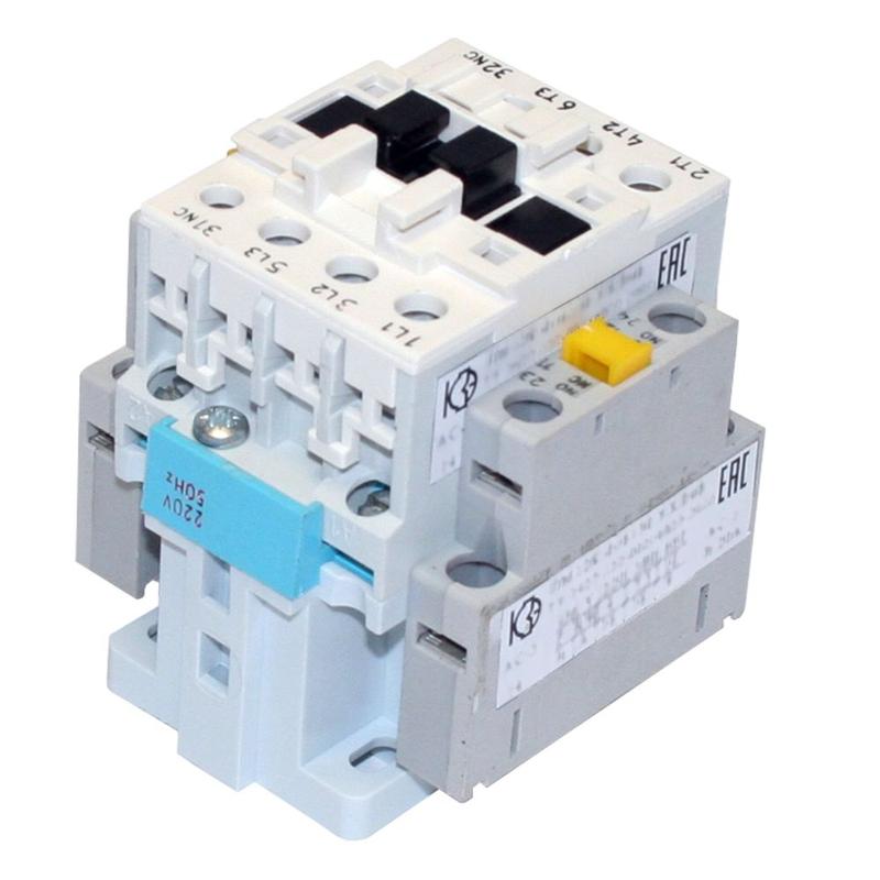 Контактор ПМ12К-016151 УХЛ4 В 16А кат. 220В AC с блоком БК-10 Кашин 034153210ВВ220000000