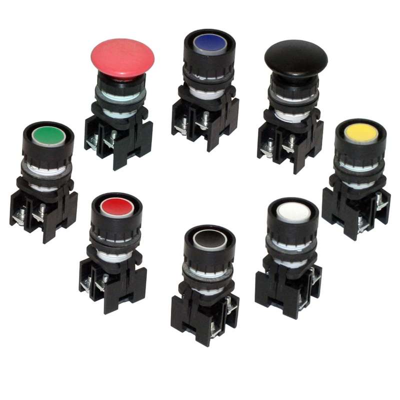 Выключатель кнопочный ВК 43-21-22110-54 УХЛ2 желт. Кашин 180221100ВЖ000000000