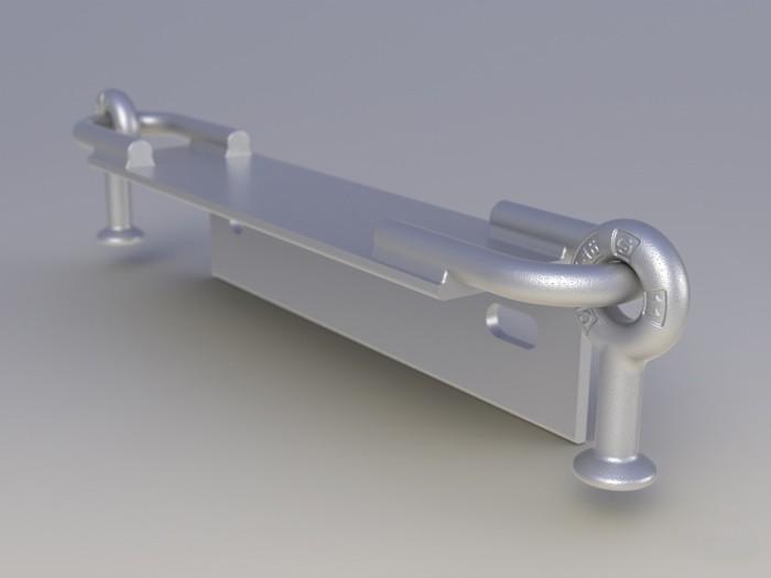 Оголовок (накладка) ОГ-6 покрытие черн. лак АЭМЗ 00000628
