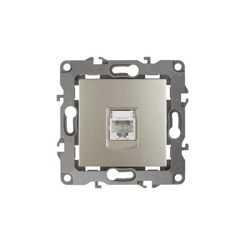 Розетка телефонная Эра12 12-3105-04 RJ11 IP20 шампань Эра Б0014714