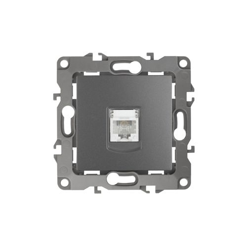 Розетка телефонная Эра12 12-3105-12 RJ11 IP20 графит Эра Б0019342