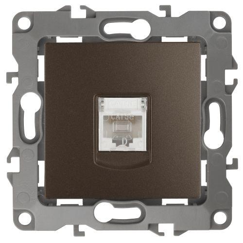 Розетка компьютерная Эра12 12-3107-13 RJ45 бронз. Эра Б0019351