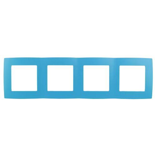 Рамка 4-м 12-5004-28 голуб. ЭРА Б0019431