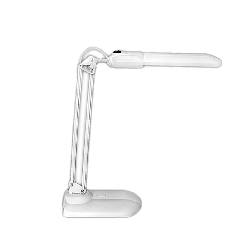 Светильник настольный "Дельта У" 11Вт на подставке с ЭПРА с лампой КЛЛ 2G7 бел. Трансвит 139