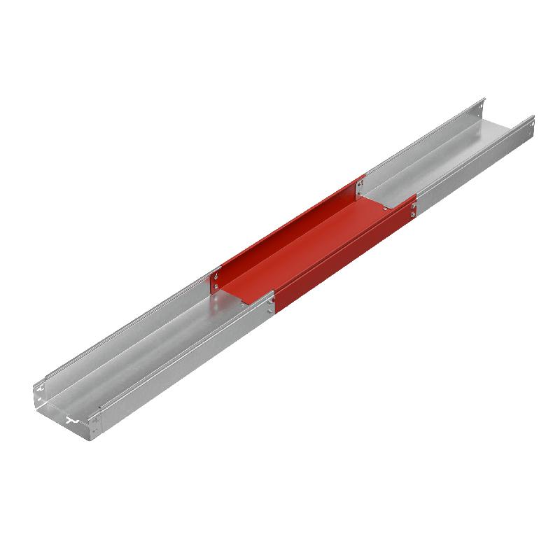 Лоток листовой неперфорированный 200х80 L3000 сталь 0.7мм "БЫСТРЫЙ МОНТАЖ ПЛЮС" LNplus80-200-0.7-3000 оцинк. КМ PL0339