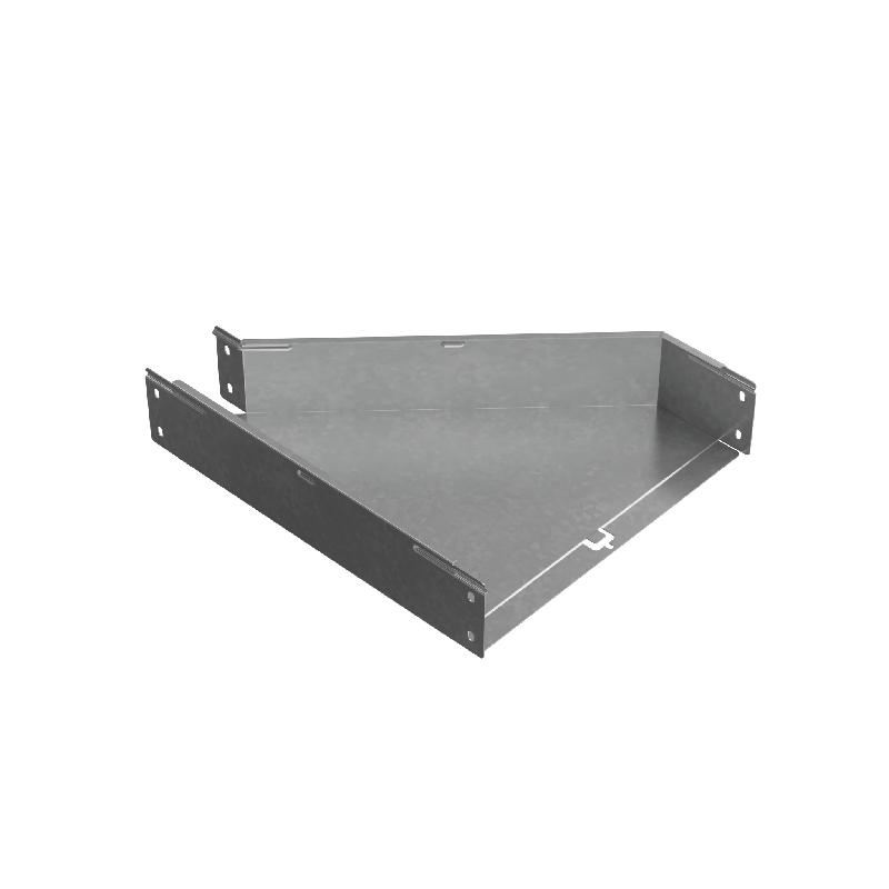 Переходник для лотка левый 100х100-400 сталь 1мм "ПЛЮС" PDplus100-100-400-L HD КМ PL1668