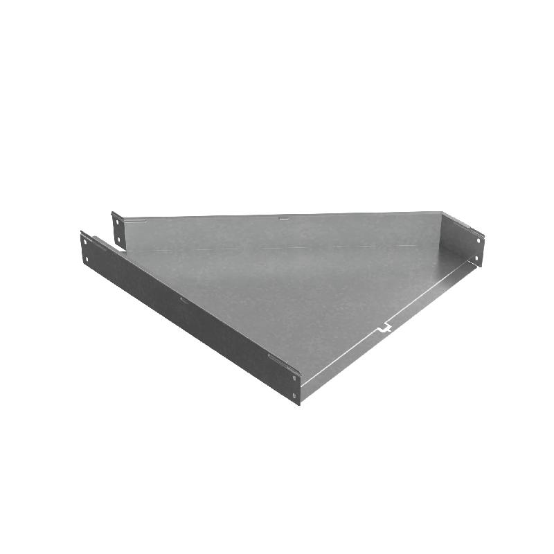 Переходник для лотка левый 100х100-600 сталь 1мм "ПЛЮС" PDplus100-100-600-L КМ PL0743