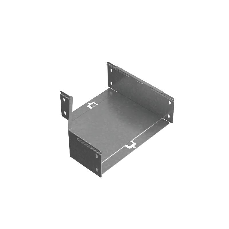 Переходник для лотка правый 100х200-300 сталь 1мм "ПЛЮС" PDplus100-200-300-R HD КМ PL1608