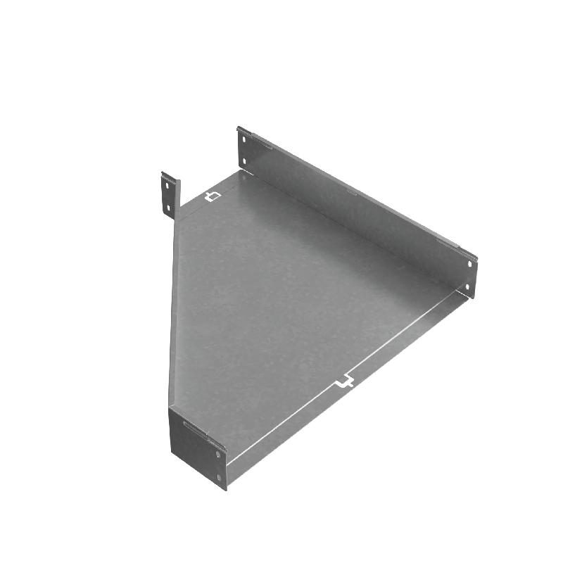 Переходник для лотка правый 100х200-600 сталь 1мм "ПЛЮС" PDplus100-200-600-R КМ PL0684