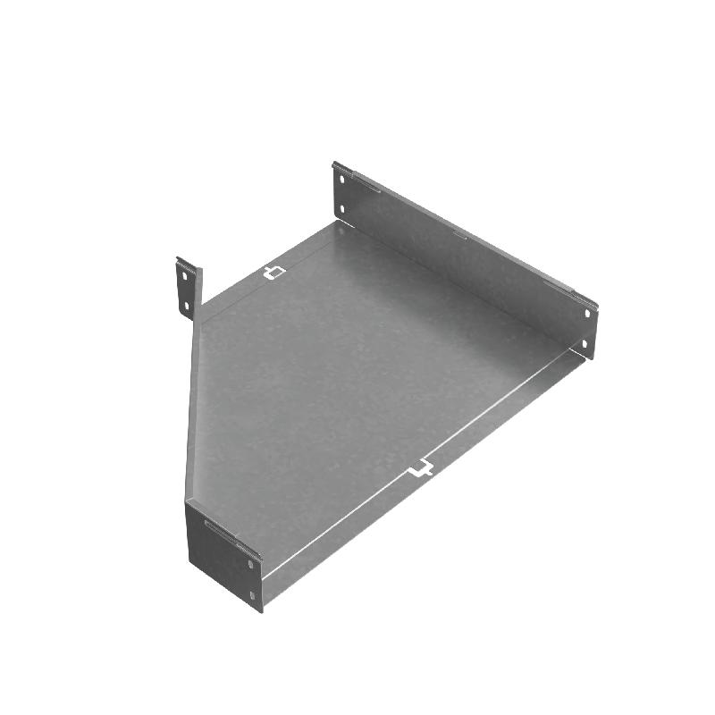 Переходник для лотка правый 100х300-600 сталь 1мм "ПЛЮС" PDplus100-300-600-R HD КМ PL1614