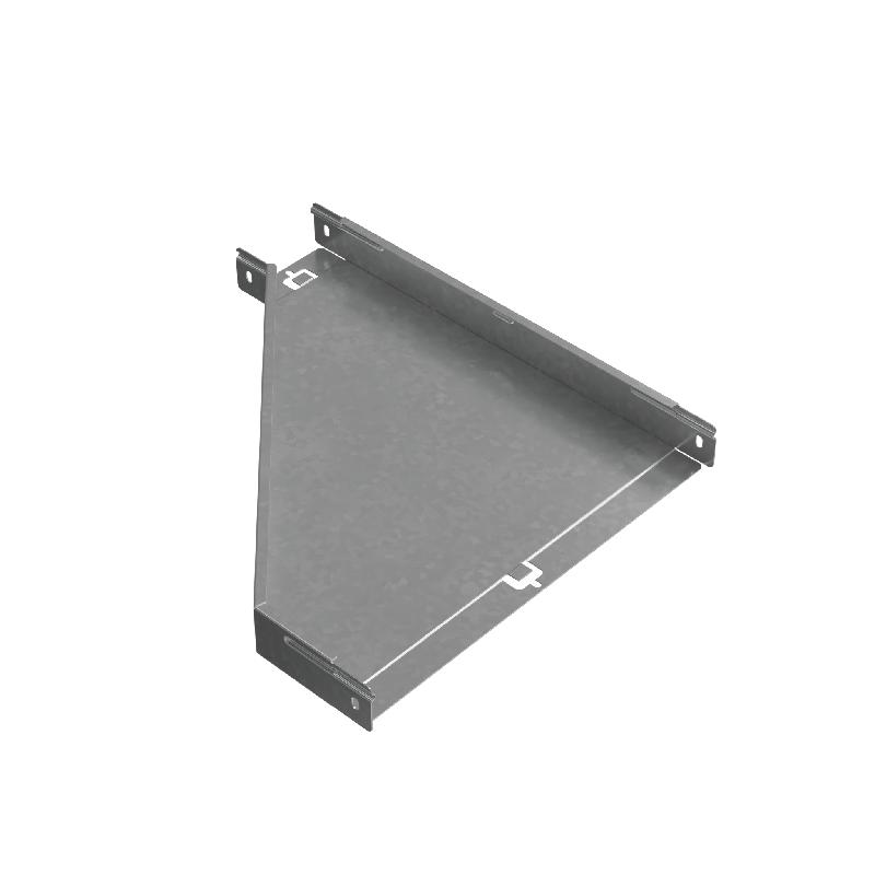 Переходник для лотка правый 50х100-400 сталь 1мм "ПЛЮС" PDplus50-100-400-R КМ PL0631