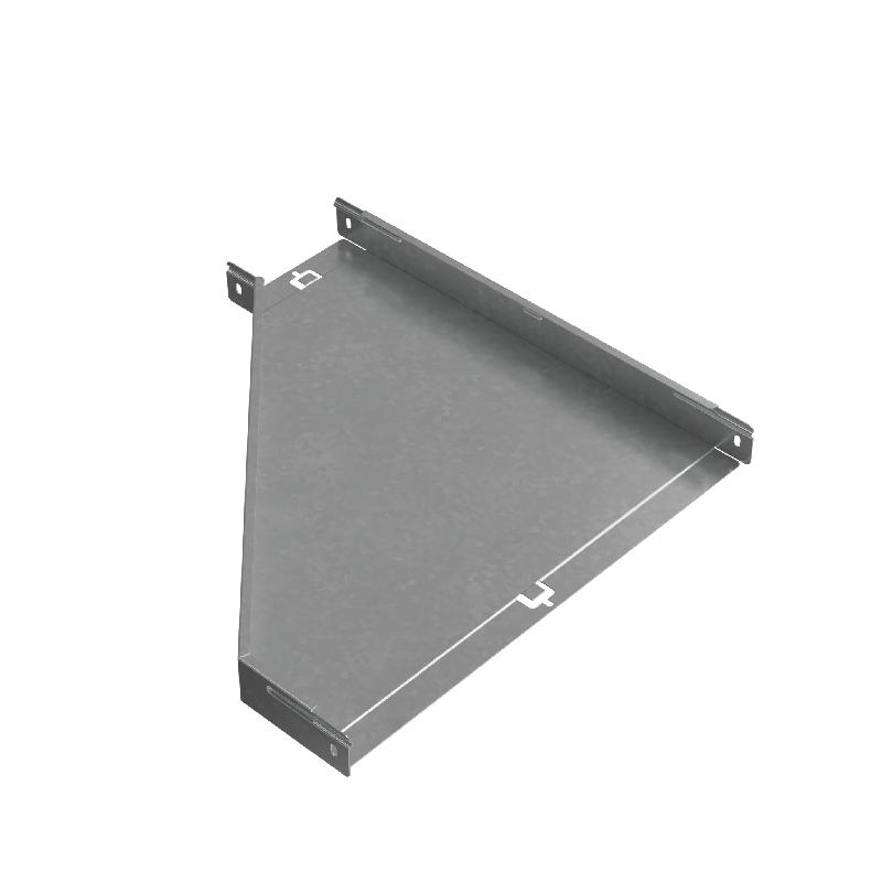 Переходник для лотка правый 50х150-500 сталь 1мм "ПЛЮС" PDplus50-150-500-R КМ PL0637