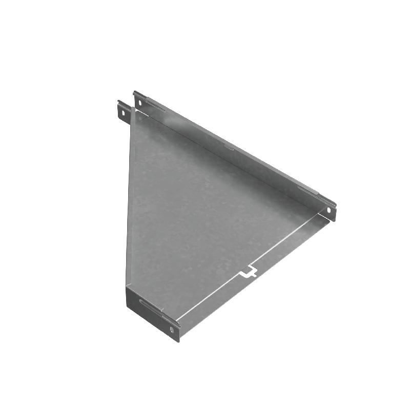 Переходник для лотка правый 50х50-400 сталь 1мм "ПЛЮС" PDplus50-50-400-R КМ PL0627