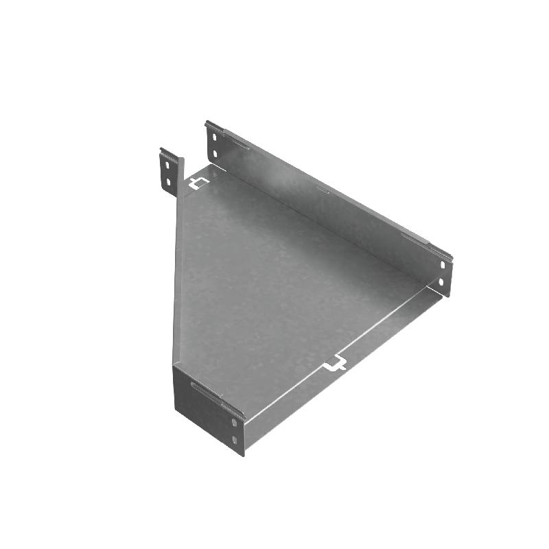 Переходник для лотка правый 80х100-400 сталь 1мм "ПЛЮС" PDplus80-100-400-R КМ PL0652