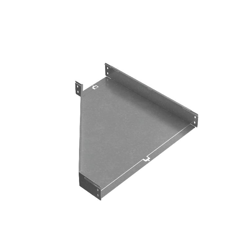 Переходник для лотка правый 80х200-600 сталь 1мм "ПЛЮС" PDplus80-200-600-R HD КМ PL1590