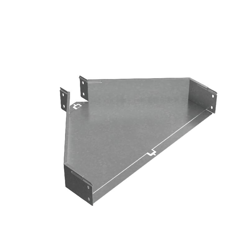 Переходник для лотка центральный 100х100-600 сталь 1мм "ПЛЮС" PDplus100-100-600-C HD КМ PL1738