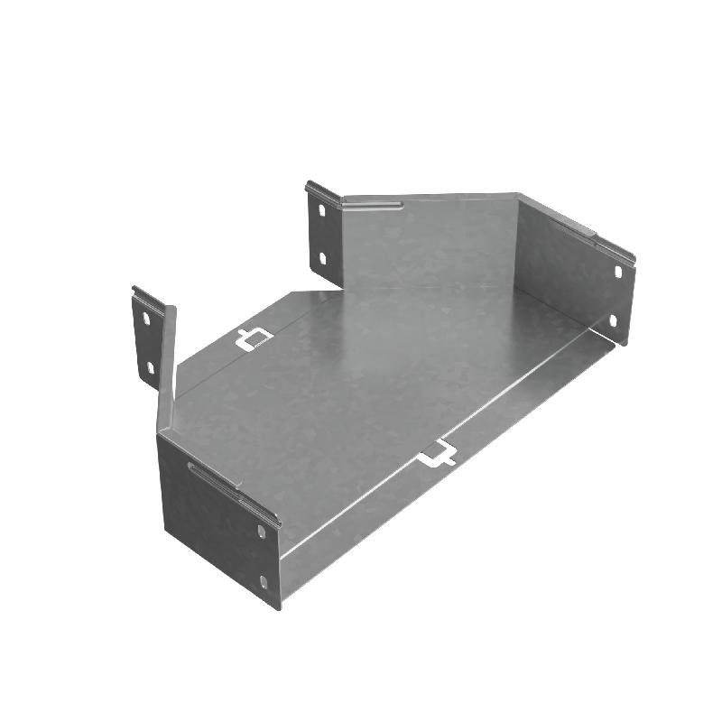 Переходник для лотка центральный 100х200-400 сталь 1мм "ПЛЮС" PDplus100-200-400-C КМ PL0818