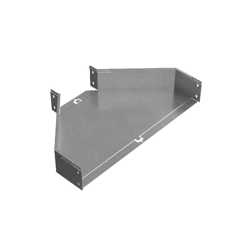 Переходник для лотка центральный 100х200-600 сталь 1мм "ПЛЮС" PDplus100-200-600-C HD КМ PL1747