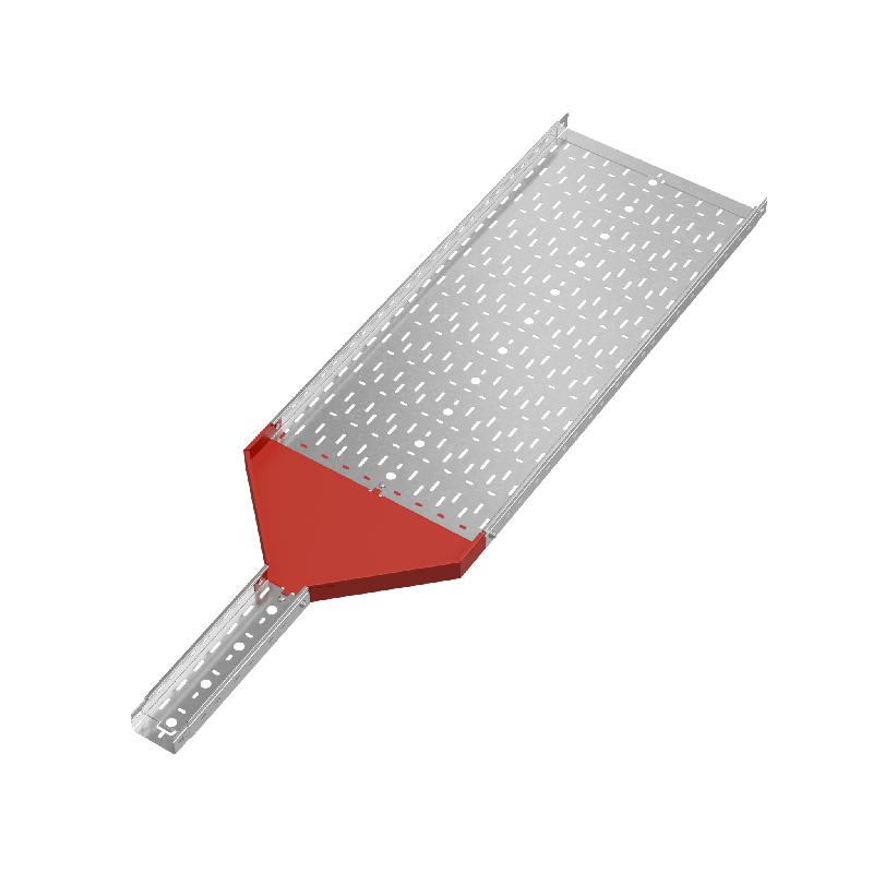 Переходник для лотка центральный 50х100-500 сталь 1мм "ПЛЮС" PDplus50-100-500-C HD КМ PL1695